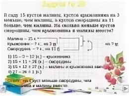 Краткое условие задачи 3 класса по математике