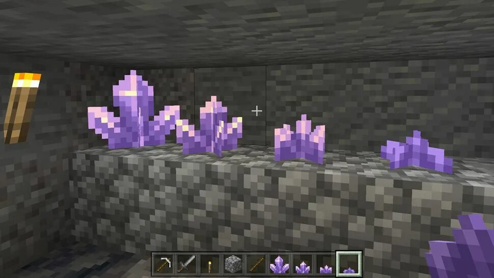 Как выращивать аметист в майнкрафт. Minecraft 1.17 аметист. осколок аметиста майнкрафт. добыча аметиста. крафты с аметистом.