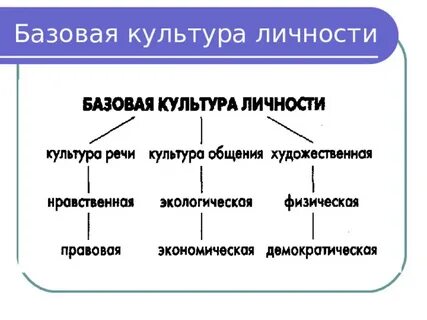 5 разделов культуры