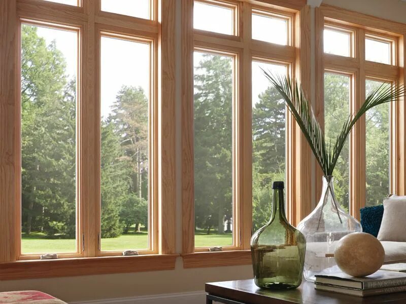 Window feature. Деревянные холодные окна. вставка деревянных окон. цвет окна шогун ас. the-windows-offering-wood-cut.
