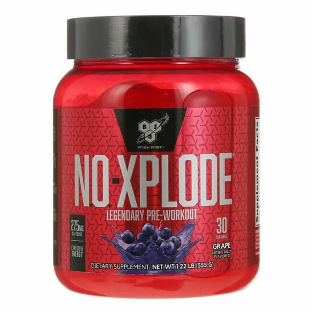Какой предтрен лучше. N.o.-xplode new formula (bsn) 555 г. no - xplode 3.3. bsn предтрен. bsn noxplode 3.3 555 г.