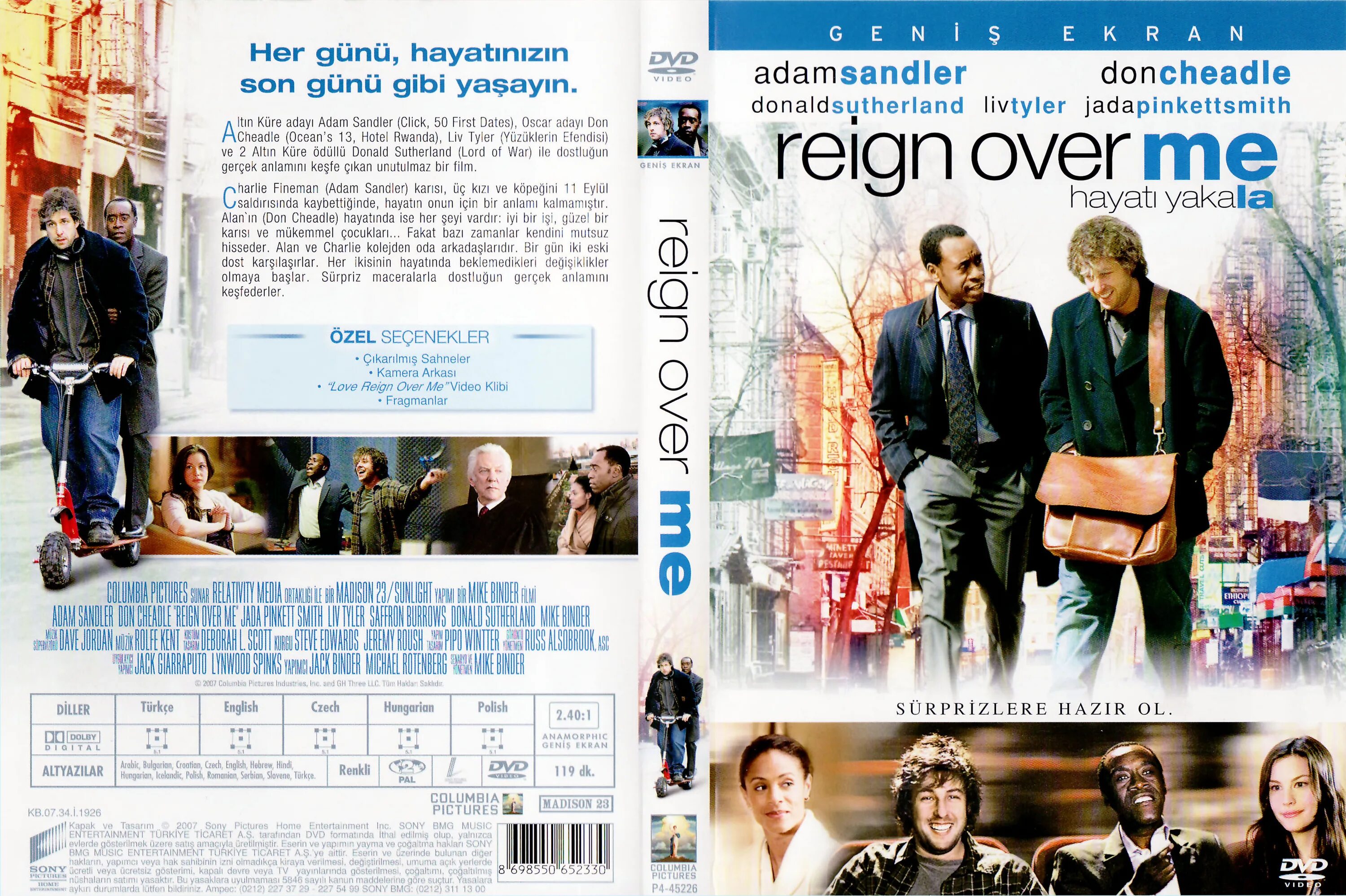 Reign over me. Columbia pictures DVD.