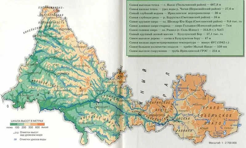 Показать карту оренбургской области с городами. Карта Оренбургской области физическая карта. Контурная карта Оренбургской области рельеф. Карта рельефа Оренбургской области. Физическая карта Оренбургской области подробная.