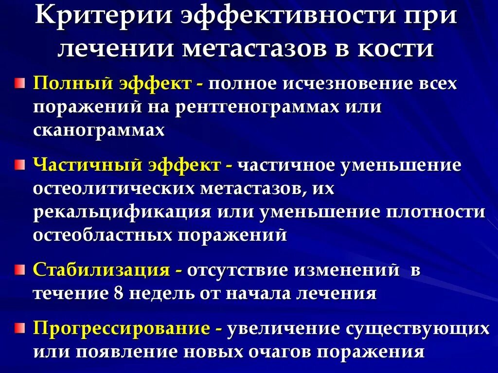 Химиотерапия при метастазах в костях