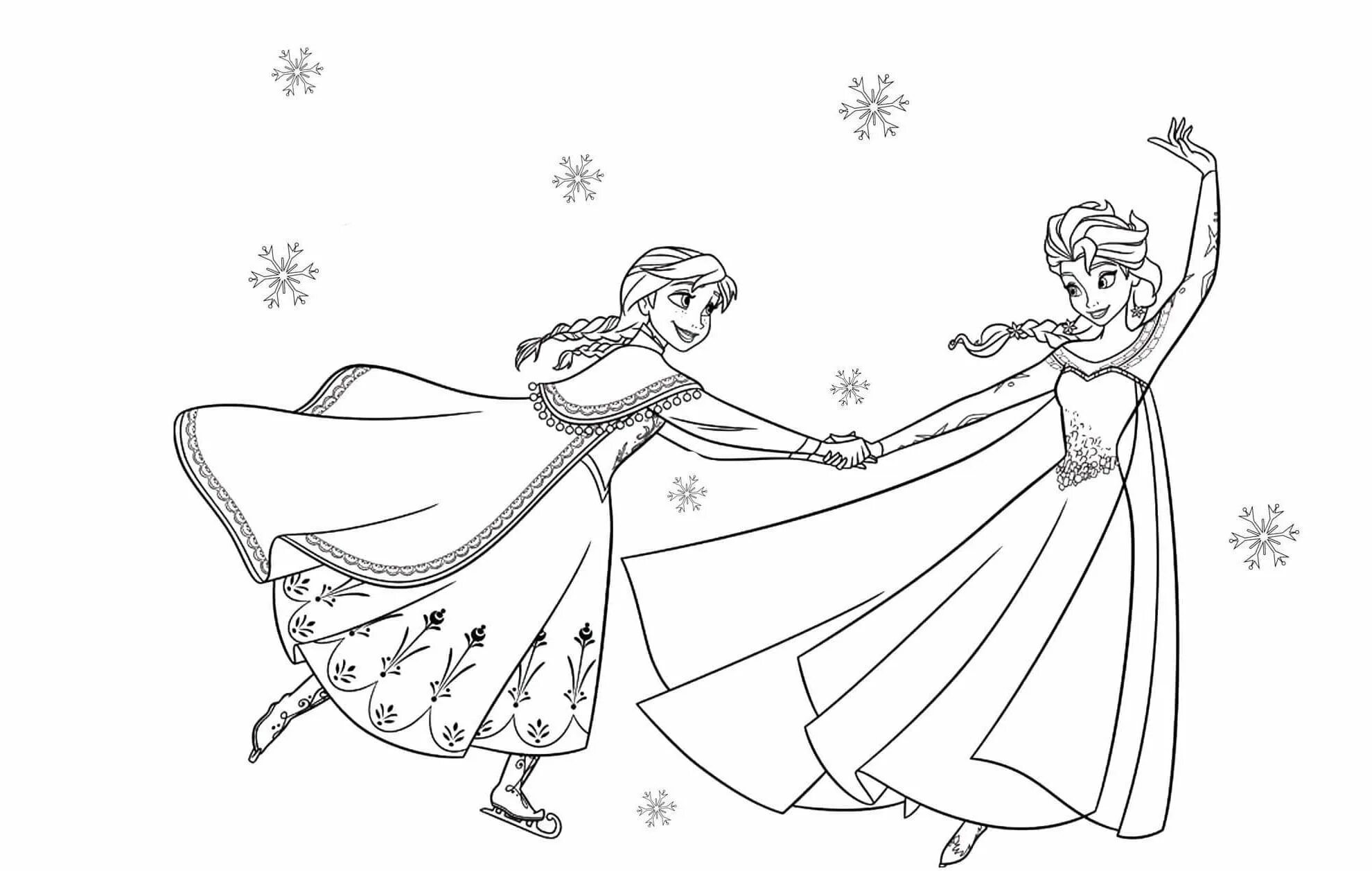 Frozen coloring