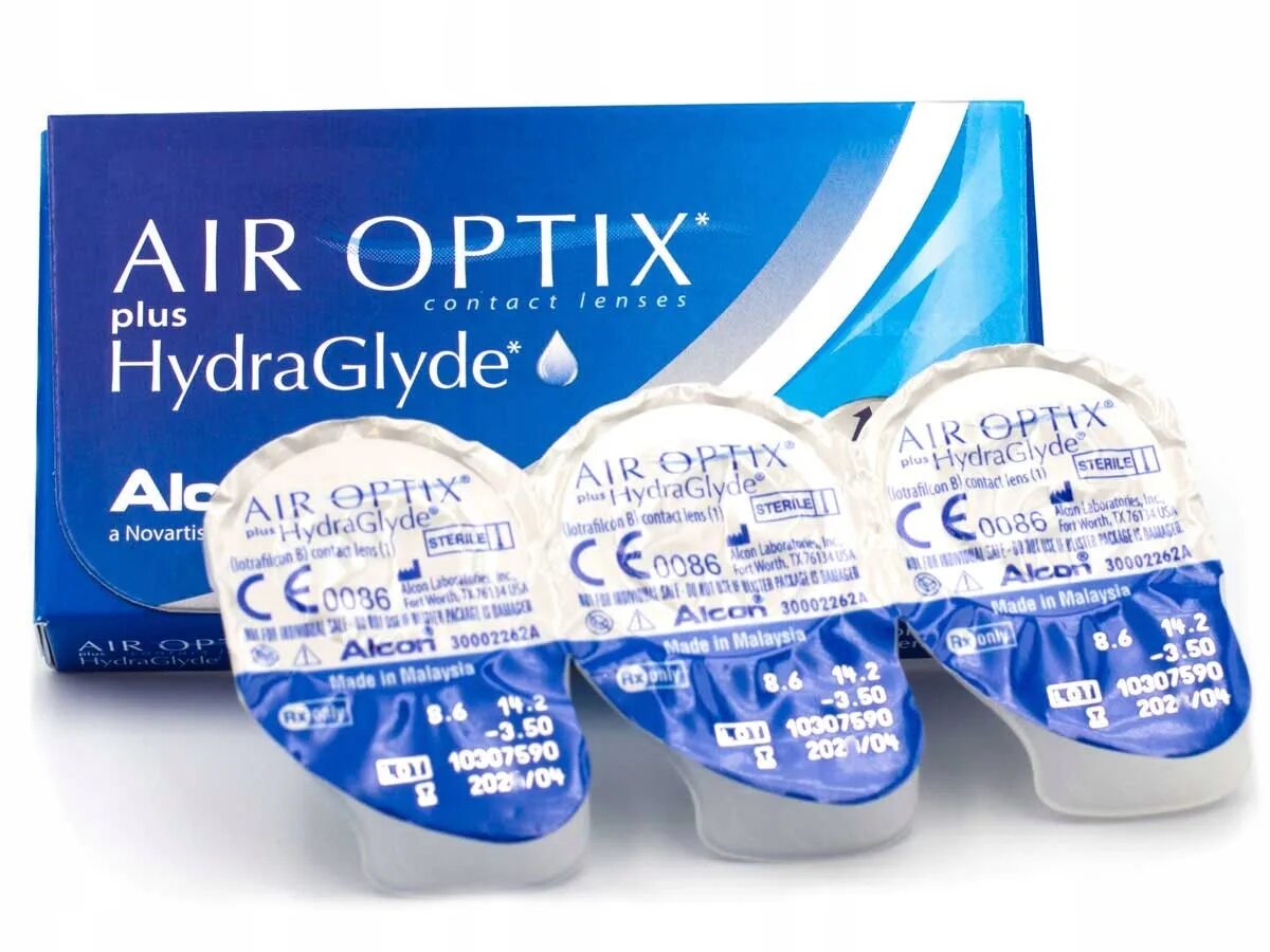 Эйр оптикс. Air Optix Plus HYDRAGLYDE 6 линз. Контактные линзы Alcon Air Optix Plus HYDRAGLYDE 6. Alcon Air Optix Plus HYDRAGLYDE контактные линзы. Air Optix Plus HYDRAGLYDE 3 шт.