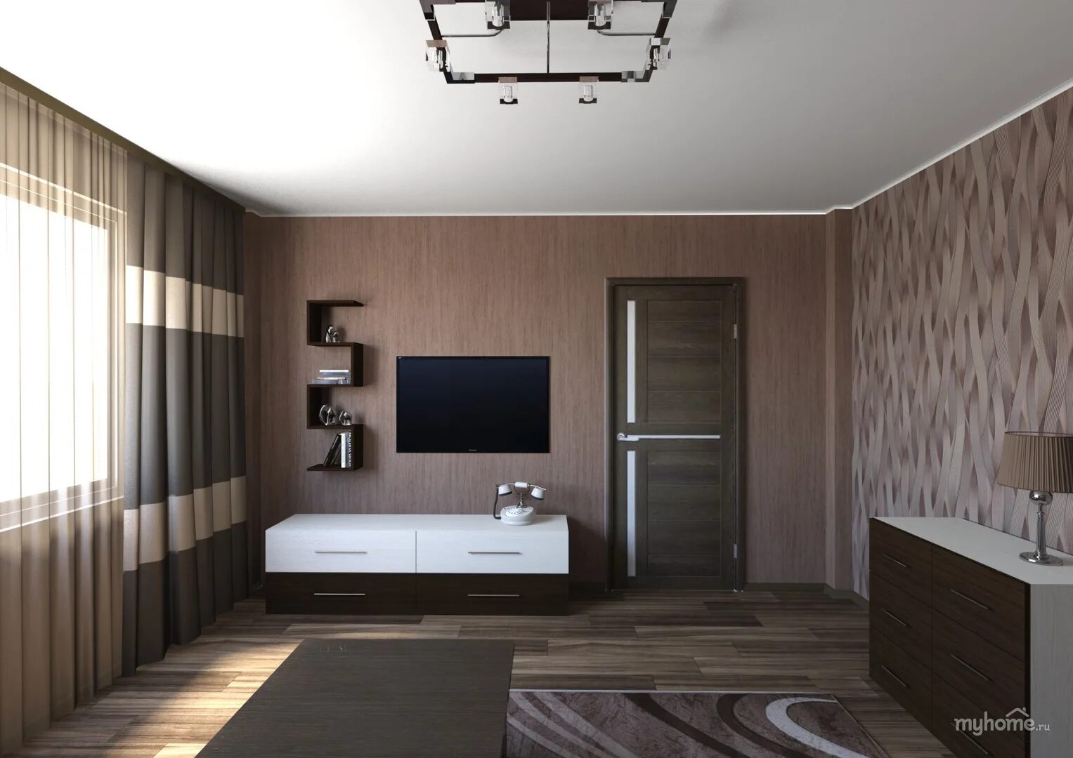 single_ro-angle-dark_wenge - Hotel Package - Hotel Modern bedroom furniture, Mod