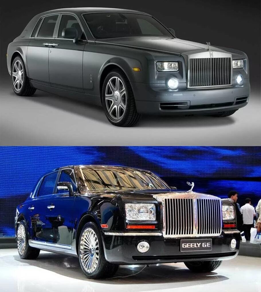 Geely ge. Rolls-royce phantom и geely ge. geely ge китайский роллс ройс. роллс ройс фантом 2003. geely ge (concept 2009).