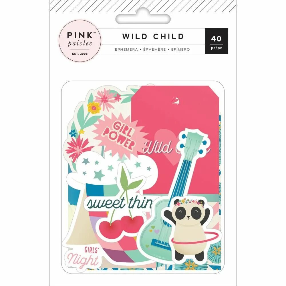 Paislee m10. Pink paislee - набор высечек «horizon».