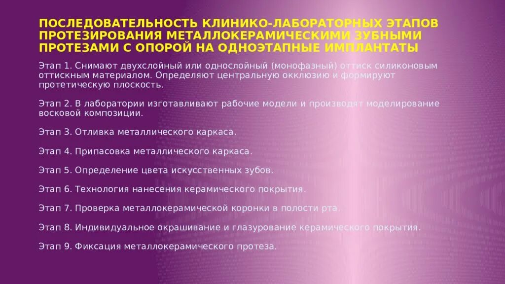 Клинико лабораторные этапы протезирования на имплантатах. Клинико лабораторные этапы изготовления коронки на имплантате. Клинико лабораторные этапы на одноэтапные имплантаты. Клинико лабораторные этапы металлокерамического протеза. Лабораторные этапы металлокерамической коронки