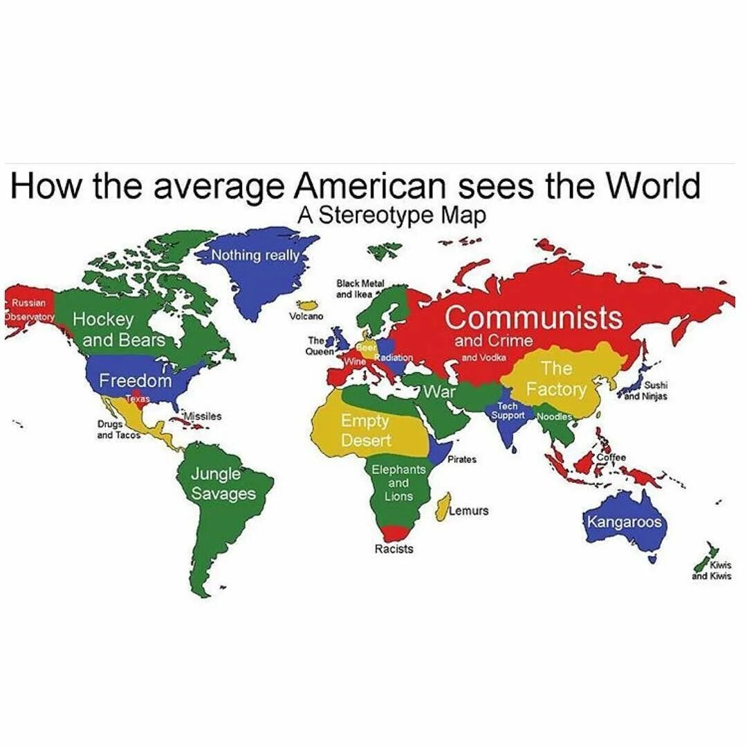 The world is funny. How Americans see the World. Average Мем. Average Fan vs average Enjoyer шаблон. Funny World Map.