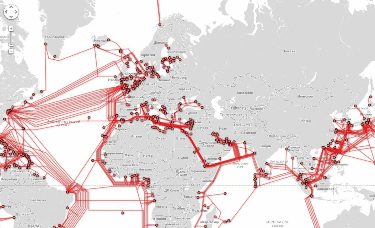 Карта магистральных оптических кабелей России. Карта подводных оптоволоконных кабелей. Оптоволоконные кабели в мире карта. Карта трансатлантических кабелей связи.