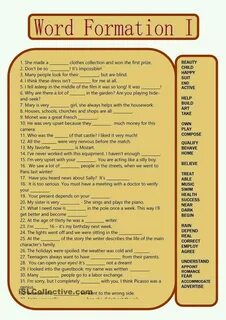 Word formation 1
