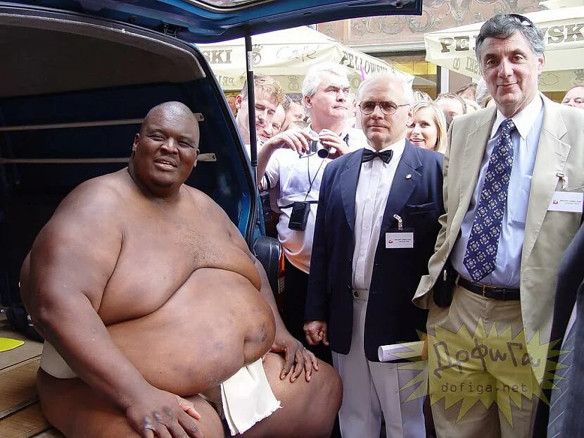 Большой жирный. Самый толстый американец сумоист. Жозе Луис Гарза.