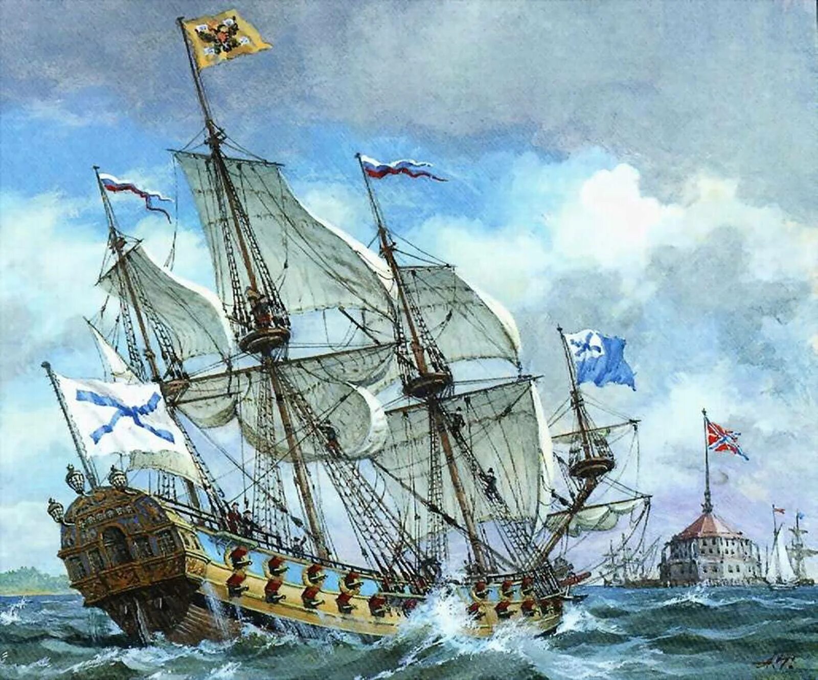 Полтава линейный корабль, 1712. Корабль Петра 1 линейный корабль "Полтава". Корабль Полтава Петра 1 1712. Русские корабли 18