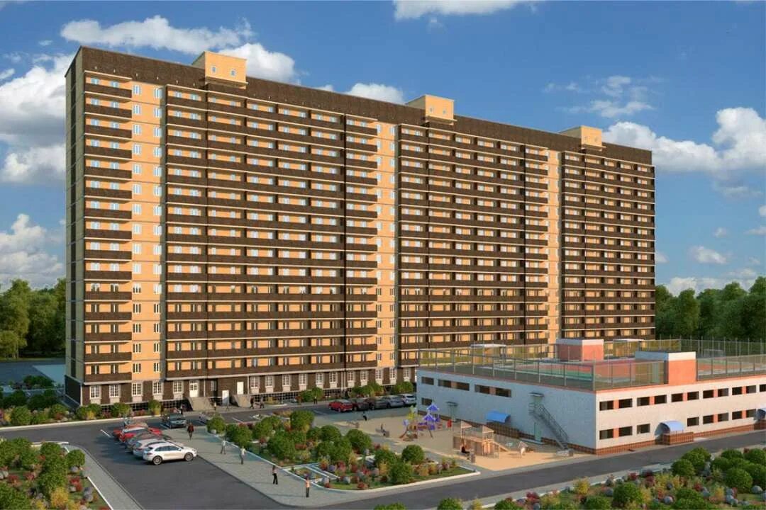 жилой комплекс небольшой.