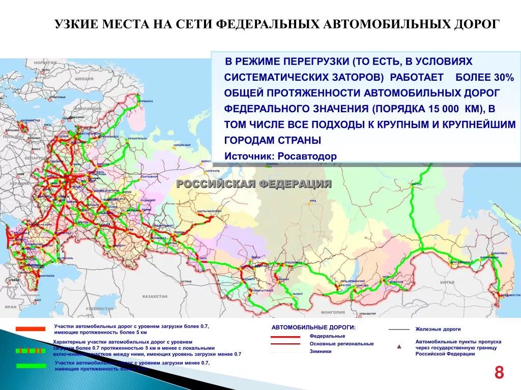 Федеральные дороги железные дороги