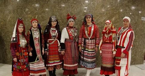 Народные костюмы донбасса