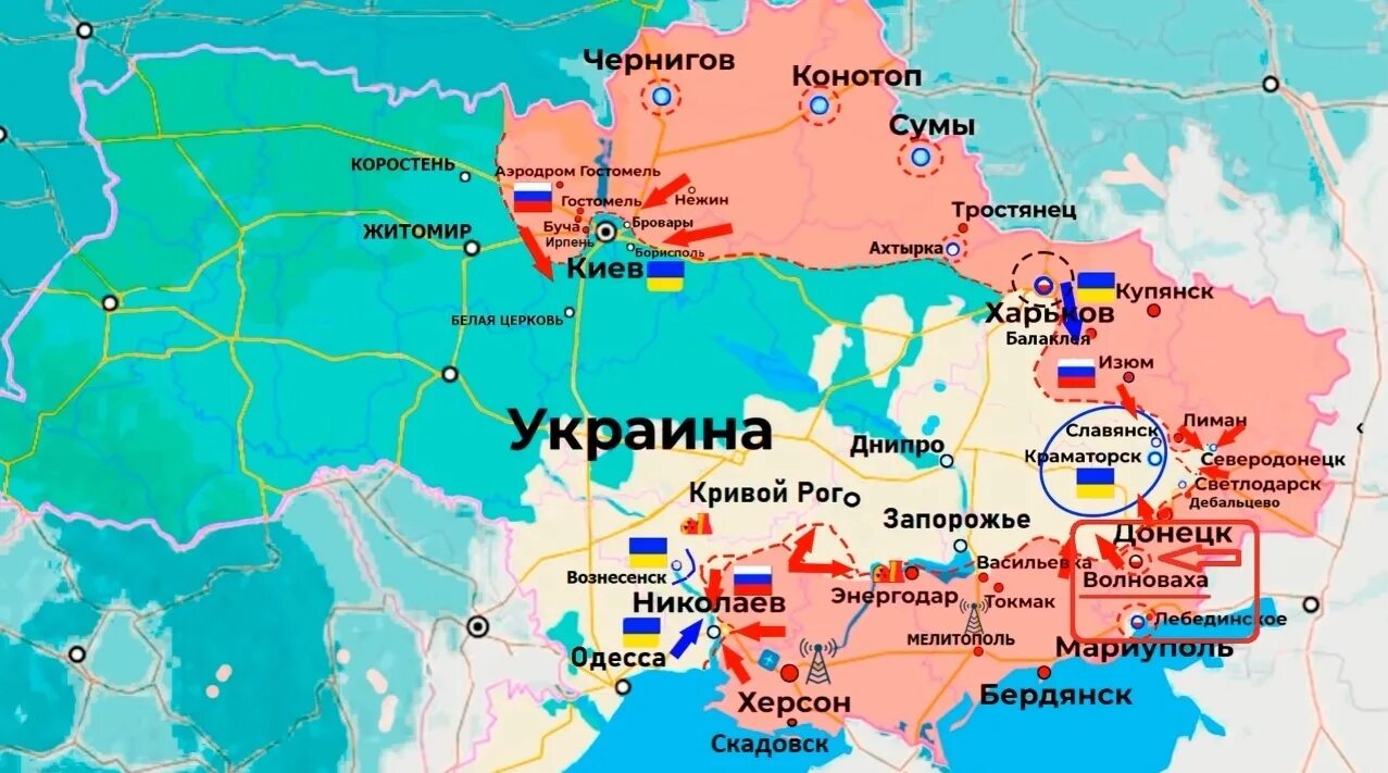 Какие города захвачены россией сейчас