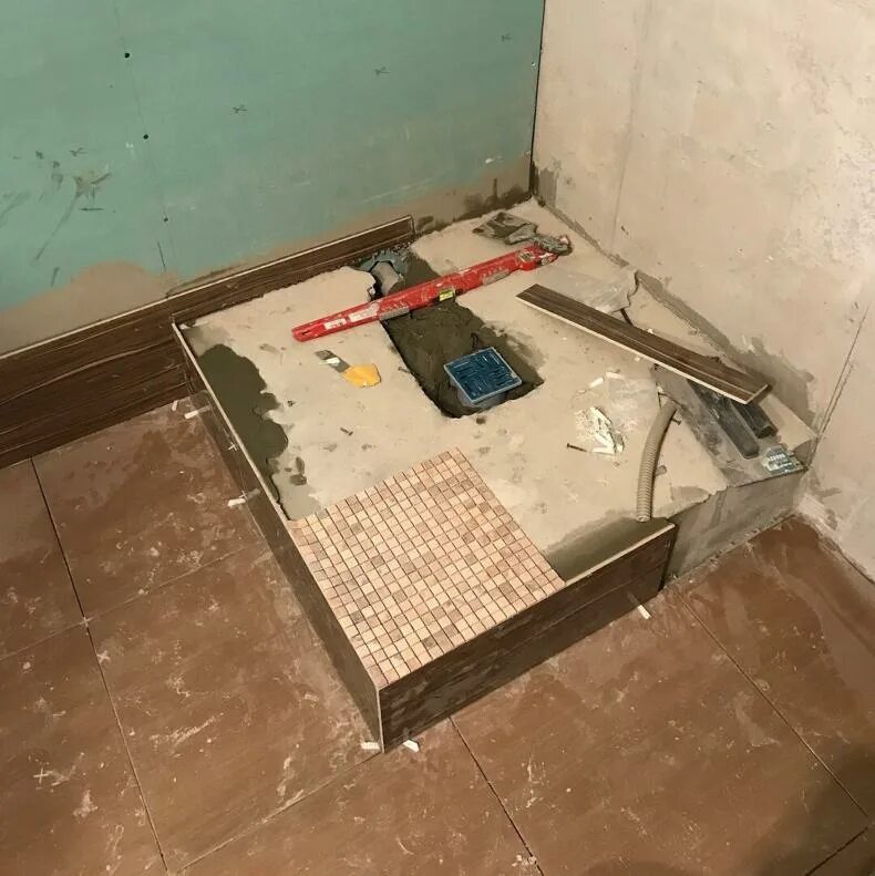 Залить подиум