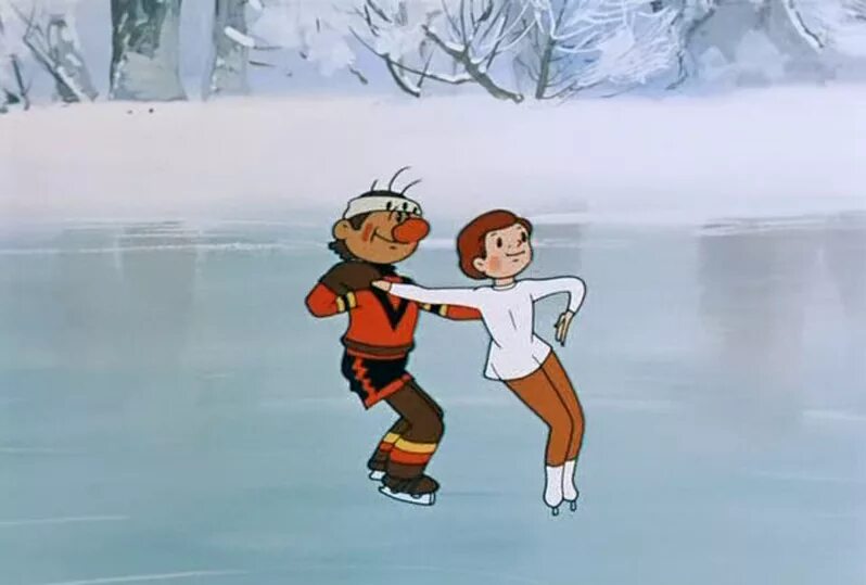 Дети на коньках. Волк ну погоди на лыжах с горы. Каток рисунок. Поехали кататься картинки. Ну каталась.