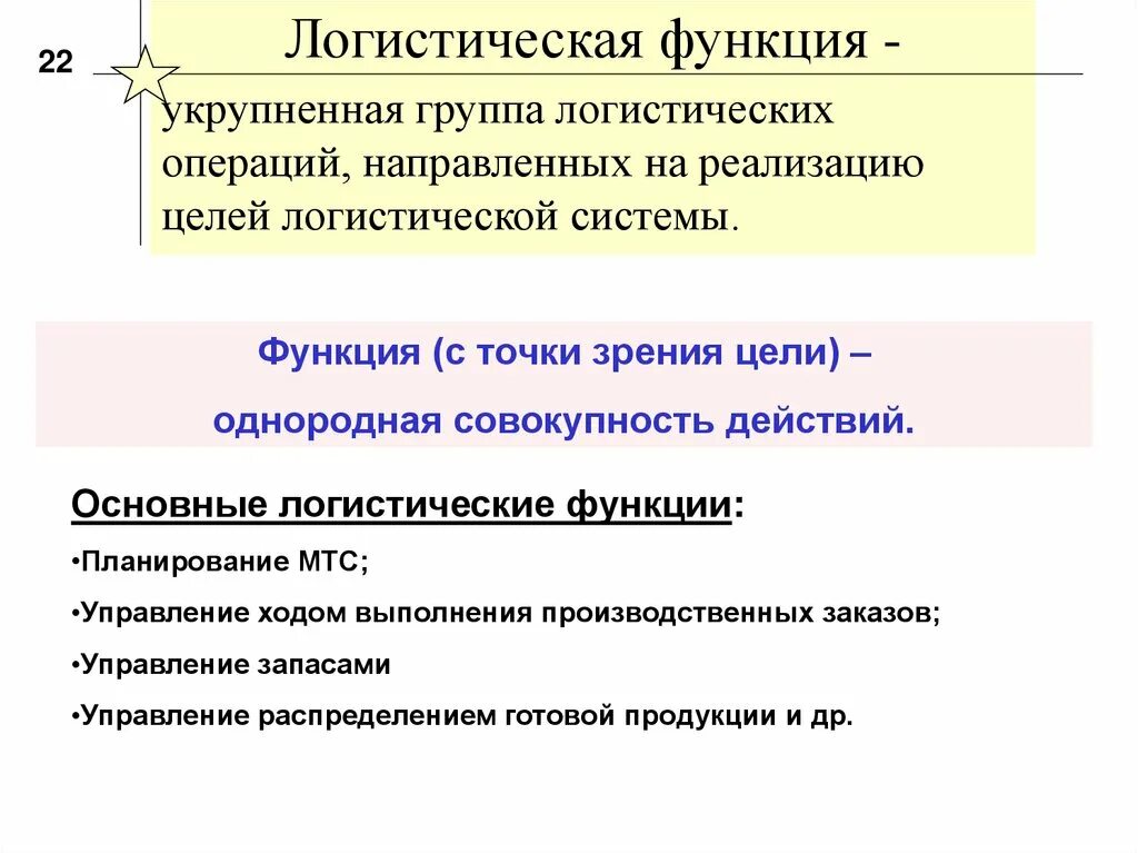 Оперирующая система. Укрупненная группа логистических операций. Группы функций логистики. Логистические операции цели. Цель осуществления логистических операций.