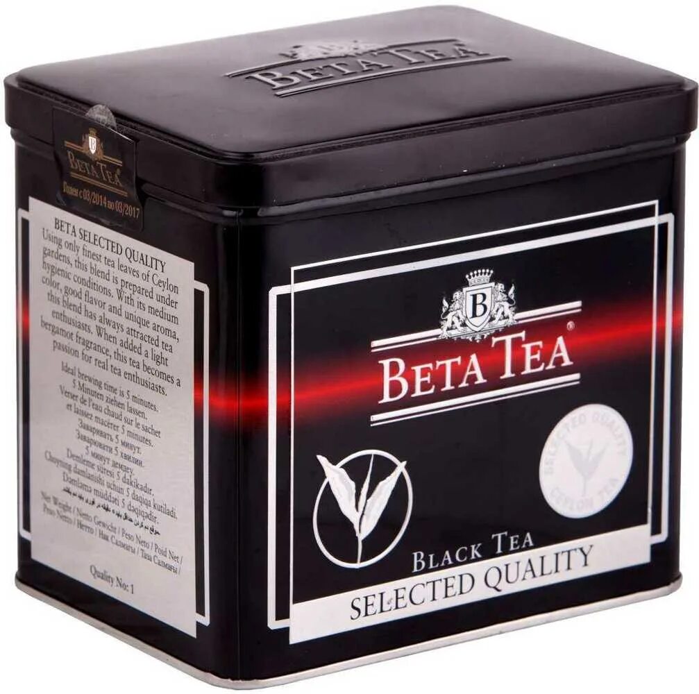 Купить чай в железной. Чай черный Beta Tea отборное качество, 100 г. Бета чай отборное качество 100гр ж/б. Чай бета ж/б 100гр. Чай черный Beta Tea отборное качество, листовой, 100г.