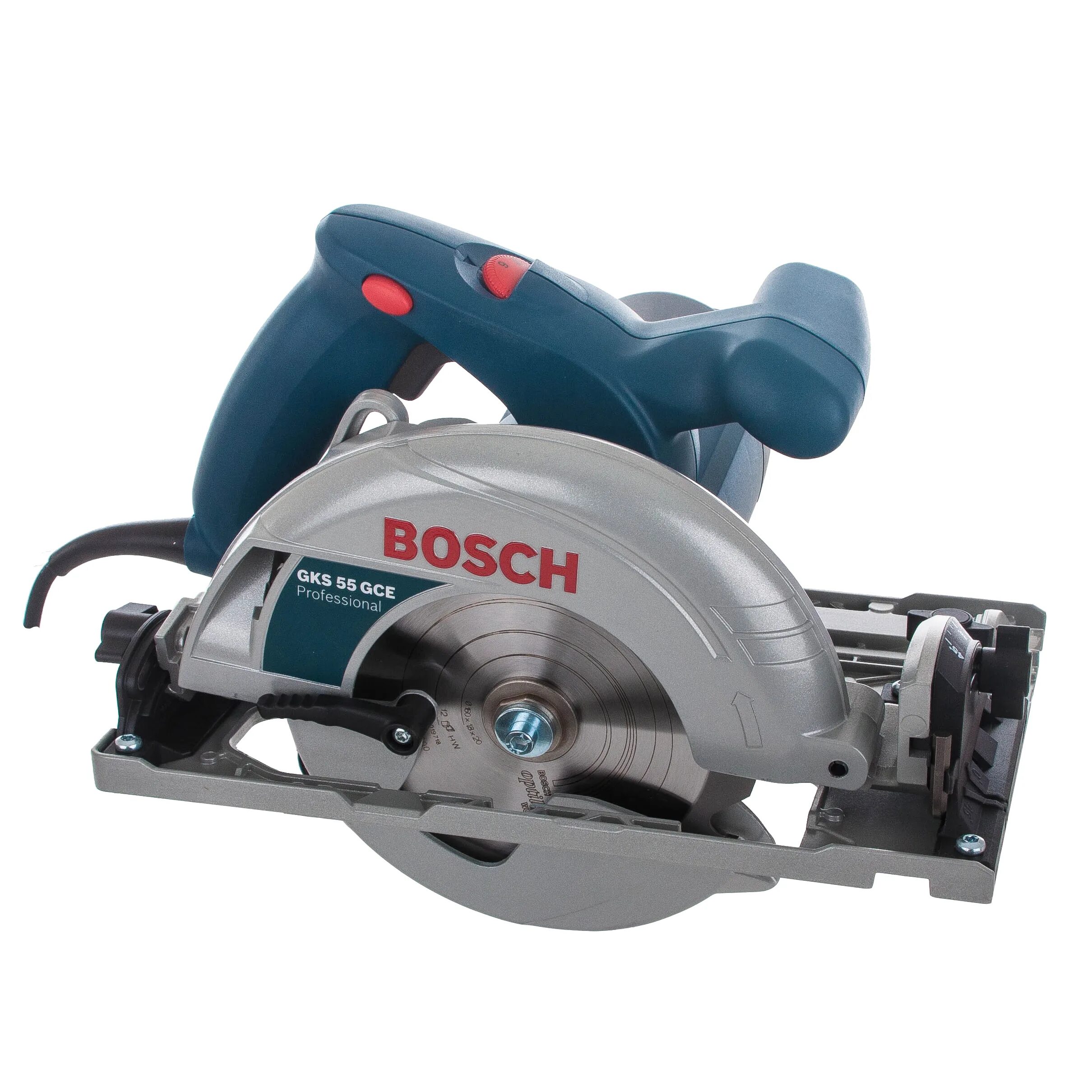 Bosch GKS 55+ GCE. Пила циркулярная Bosch GKS 55. Пила циркулярная Bosch GKS 55+ GCE (0601682100). Пила дисковая Bosch GKS 55 + GCE (1350вт, 165мм).