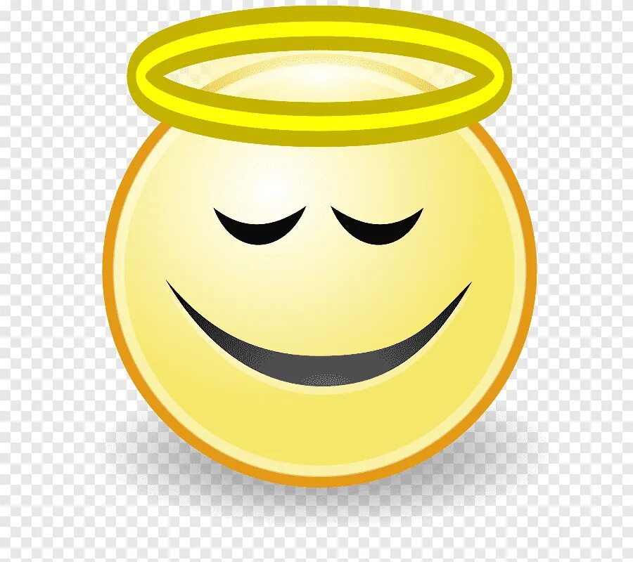 Ангельский смайлик. Смайлик ангел. Эмодзи. Улыбающийся смайлик с нимбом. Смайлик.