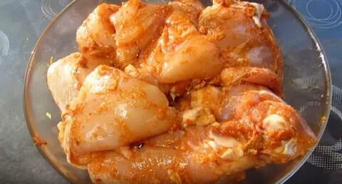Замариновать курицу для запекания в духовке кусочками