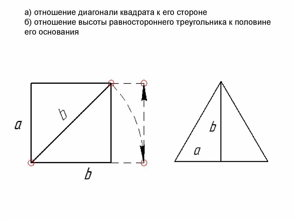 Высота в прямоугольном треугольнике отношение сторон