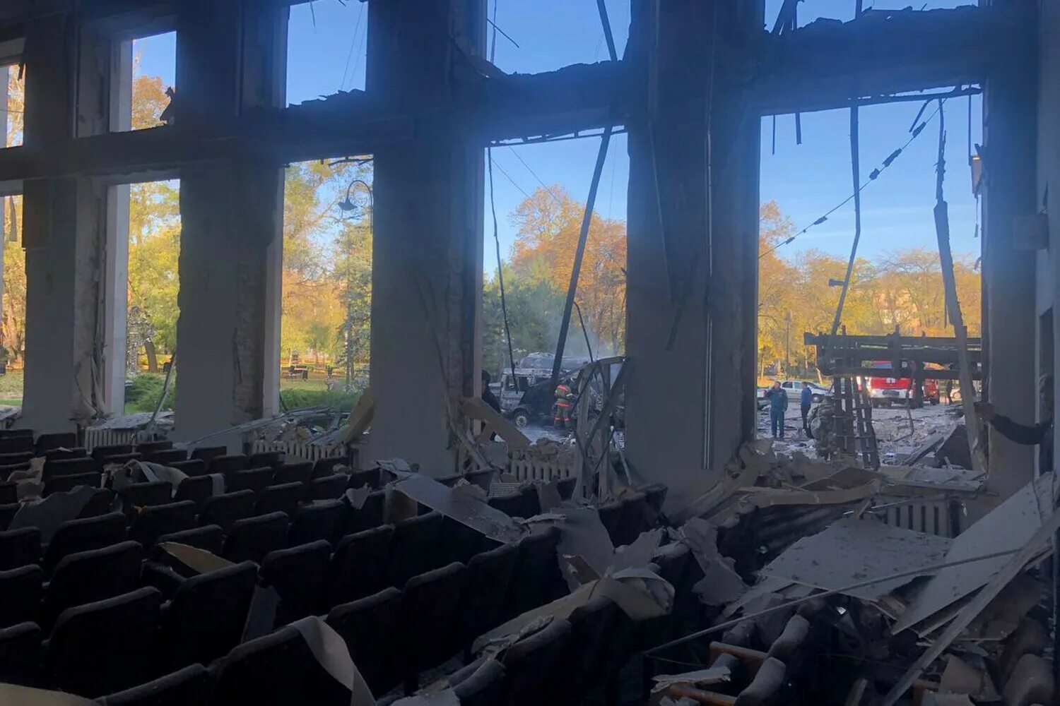 В донецке взорван штаб