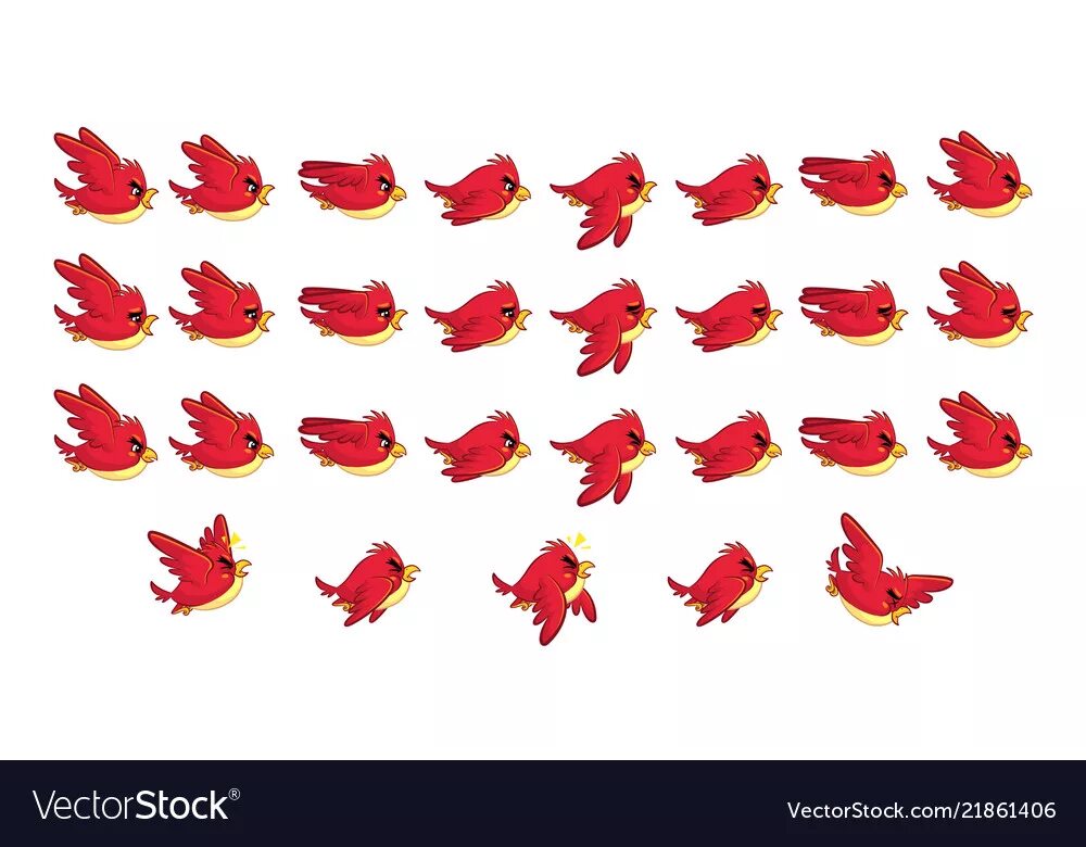 Bird sprites