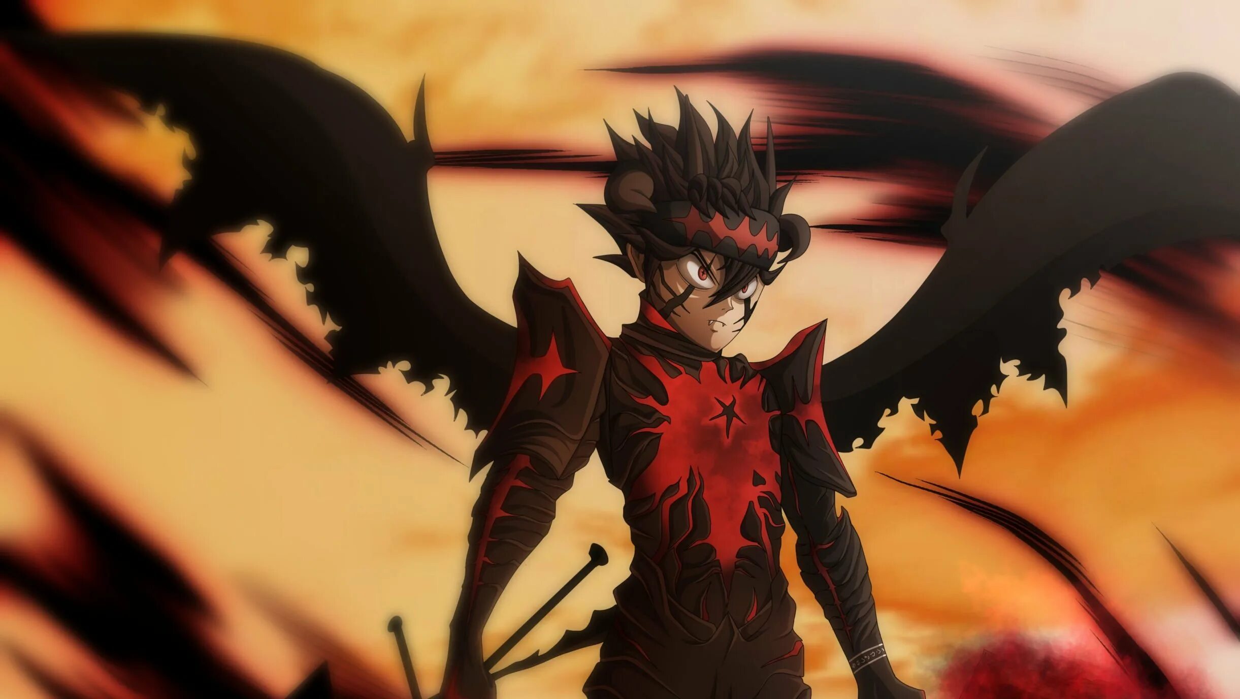 Сильнейший демон в школе демонов. Black clover аста демон.