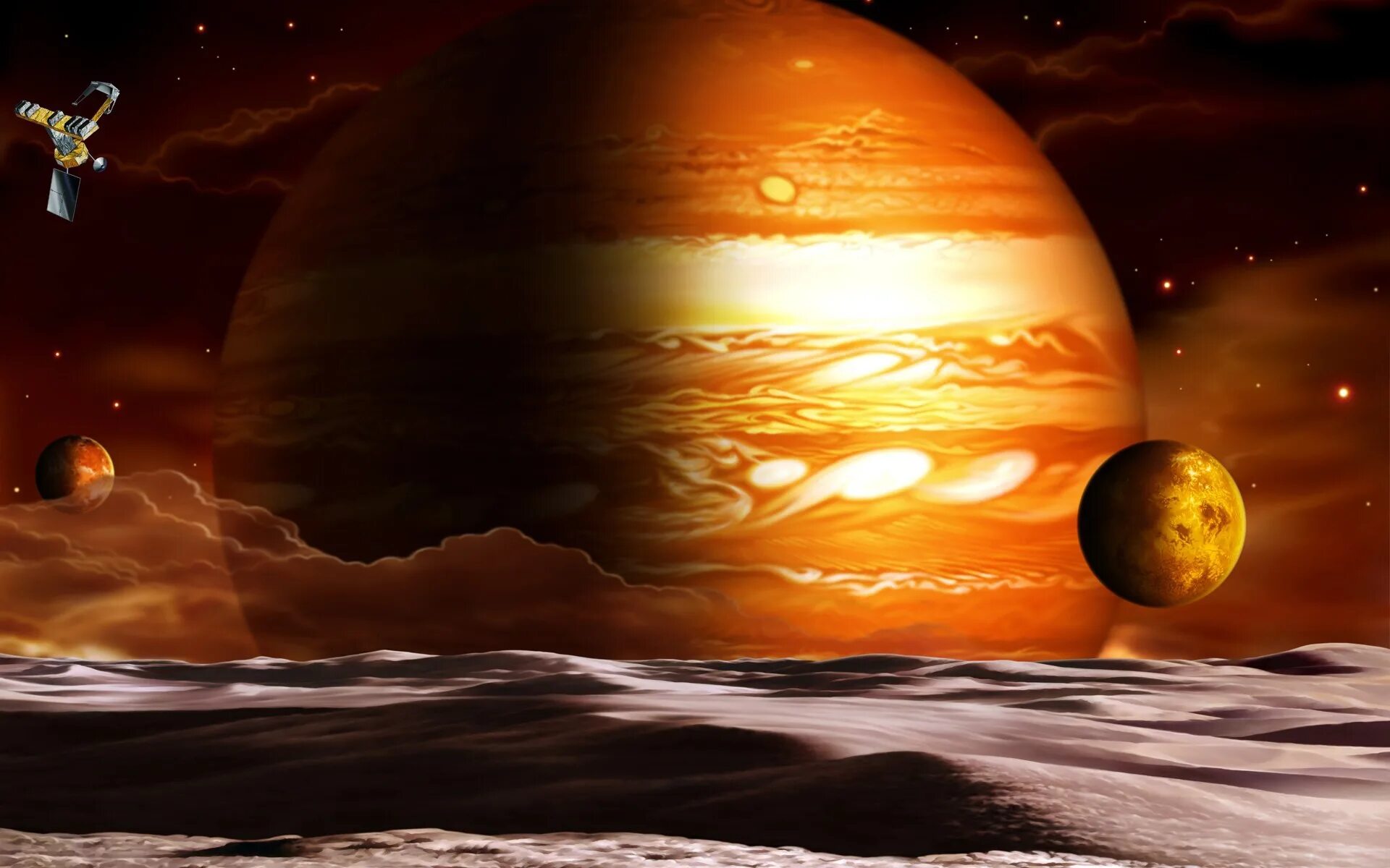 Картинки планетов. Юпитер газовый гигант. Космический пейзаж. Космический пейзаж планеты. Оранжевая Планета.