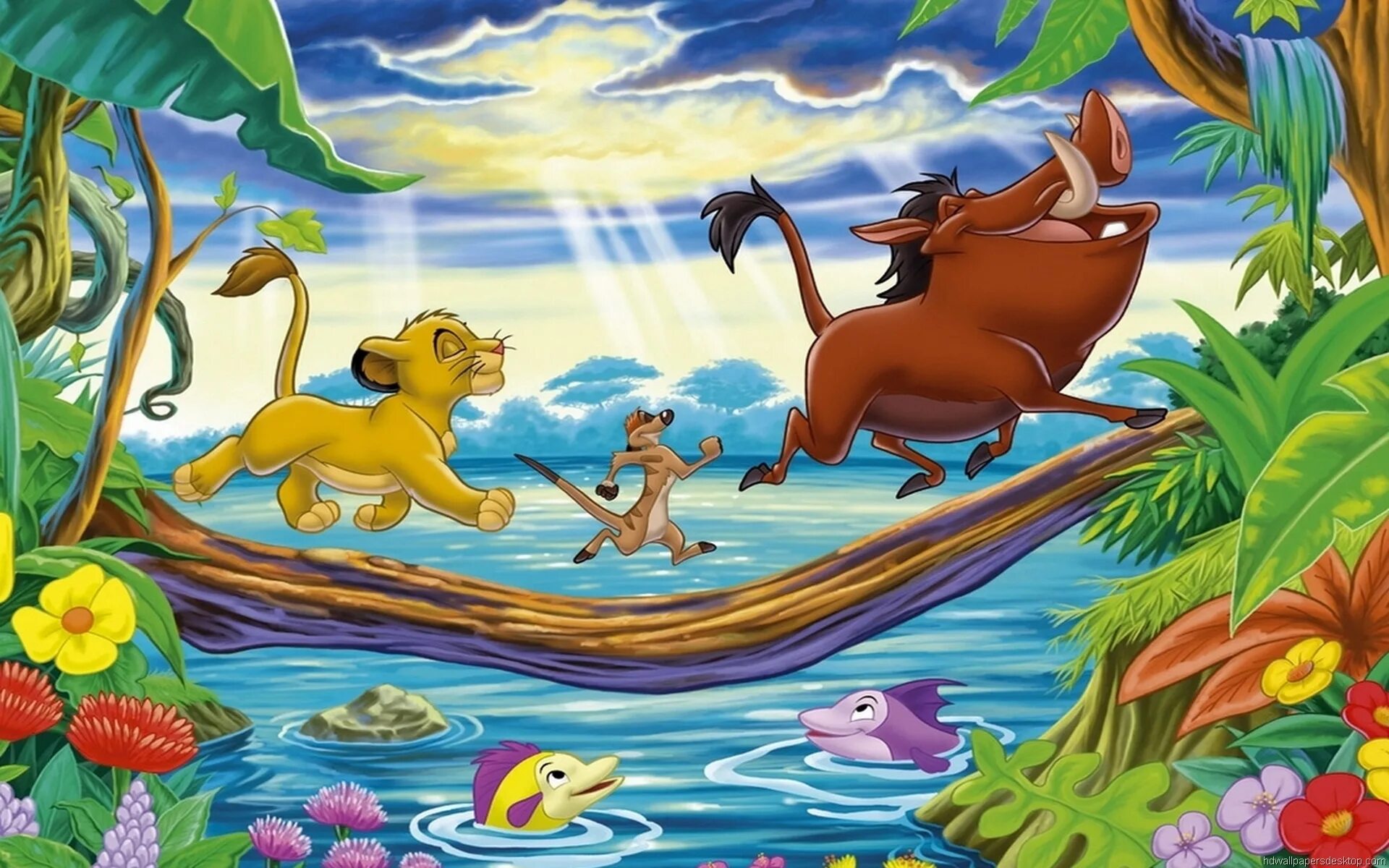 Мои любимые герои мультфильмов шрек пумба маугли. Король Лев Симба и Пумба с Тимоном. Симба Акуна Матата.