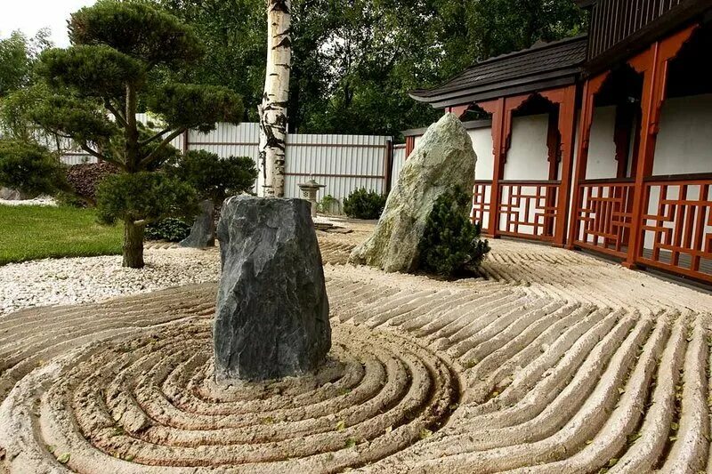 сад камней - Пошук Google Japan garden, Japanese garden, Japanese fence