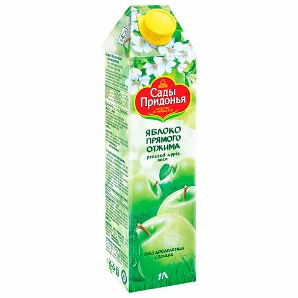 Сок Сады Придонья яблоко - вишня 1 л - Доставка продуктов во Владивостоке