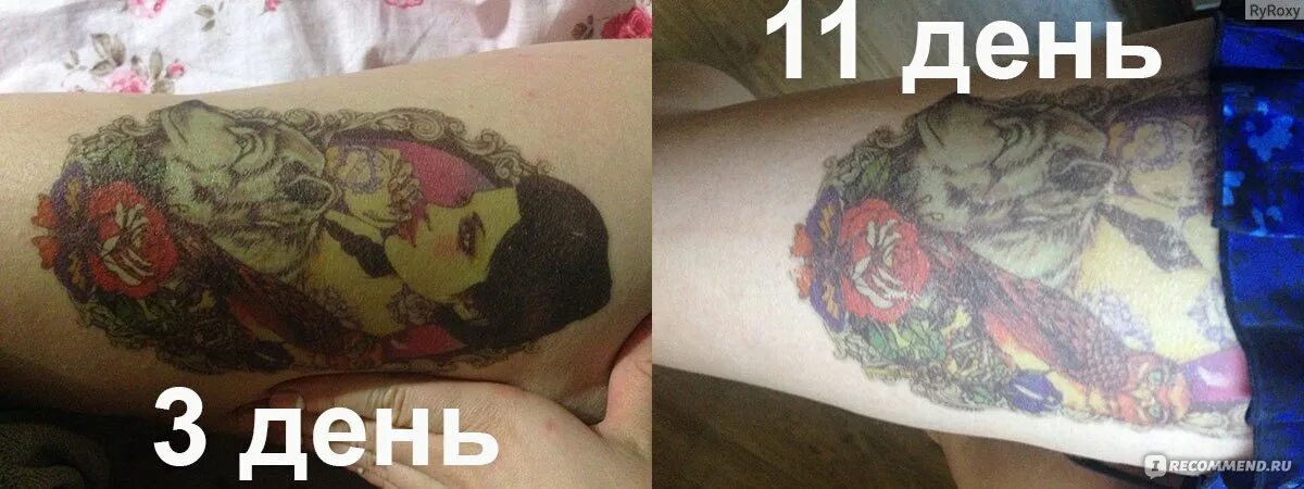 Энергетик после тату. Незажившая татуировка. процесс заживления татуировки.