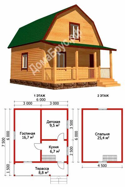 Проекты дачных домов из бруса 6х8. Дом дачный 6х6 с мансардой каркасный. Проект дома 6 на 8 с мансардой и террасой из бруса. Проекты дачных домов из бруса 5х5. Построить дом 5 9