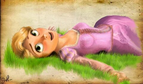 In the grass Disney artists, Rapunzel, Tangled