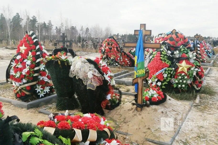 Сколько гибнут на сво. Сормовское кладбище аллея героев. Новосормовское кладбище аллея славы. Южное кладбище аллея славы сво. Аллея ветеранов Новосормовское кладбище.