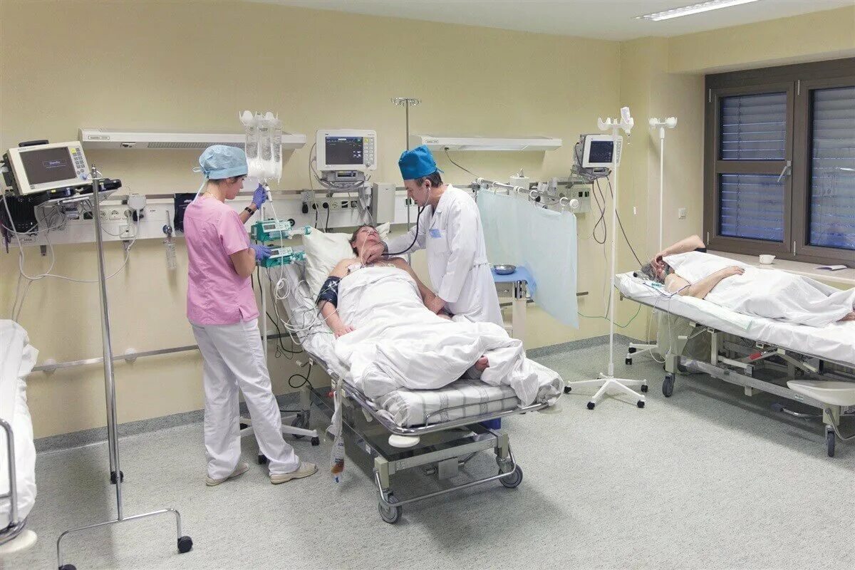 Палата интенсивной терапии Джанелидзе. Хирургическая реанимация.