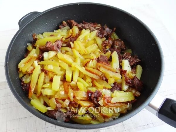 Картошка с тушенкой в духовке Южный Город