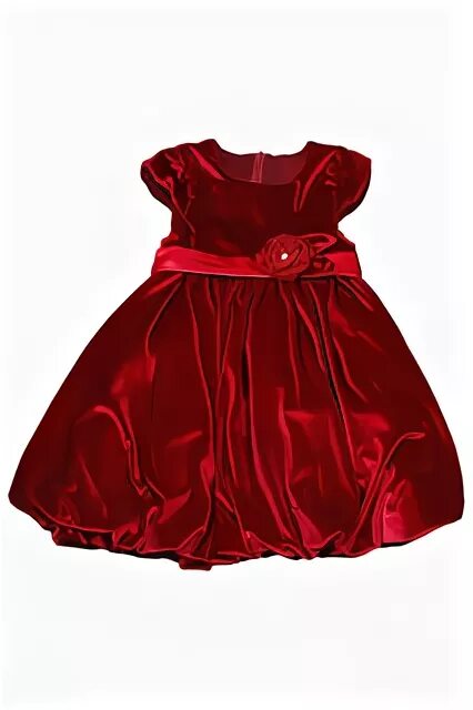 Красное бархатное платье Blumarine Baby 49722. Вельветовое платье детское. Детское платье из бархата. Малиновое вельветовое платье на девочку.