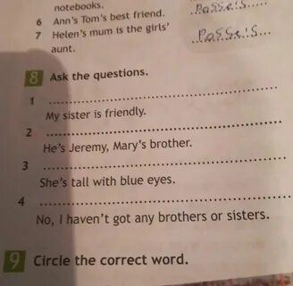 Ask the questions my sister