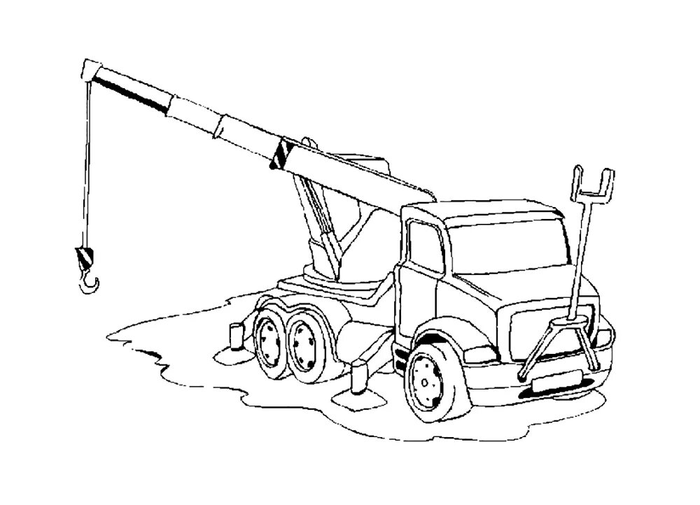 Подъемный кран раскраска. Раскраска машина кран. Подъемный кран раскраска для детей. Раскраска строительная техника.