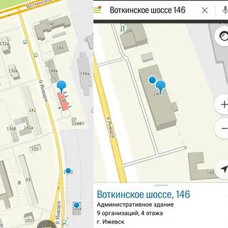 Карта воткинского шоссе
