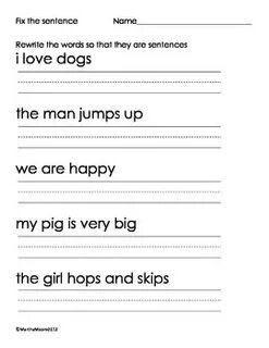 Very simple sentences