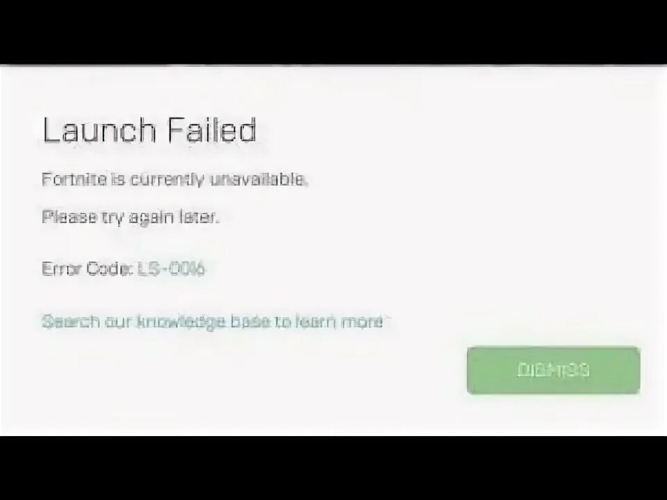 Ошибка failed to launch. Ошибка failed to launch